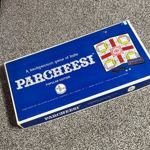Vintage 1964 Parcheesi Popular Edition Board Game